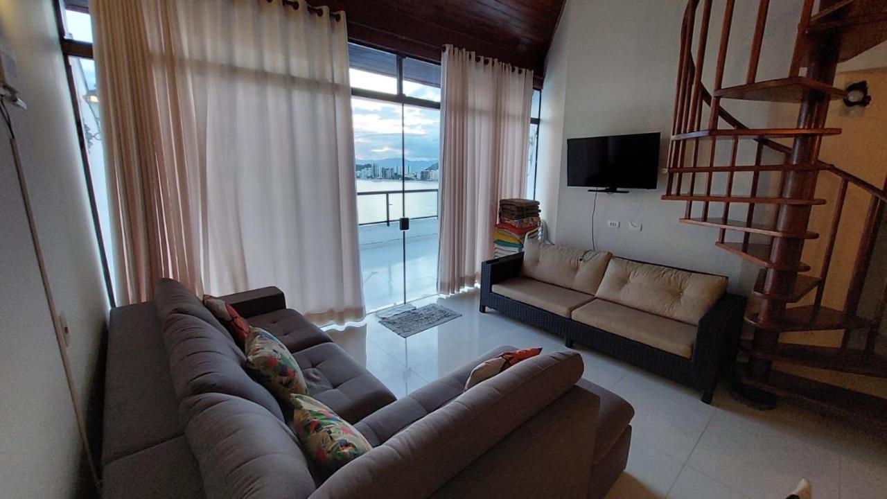 Апартаменти Linda Cobertura Duplex, Pe Na Areia,Vista Linda. Карагуататуба Екстер'єр фото