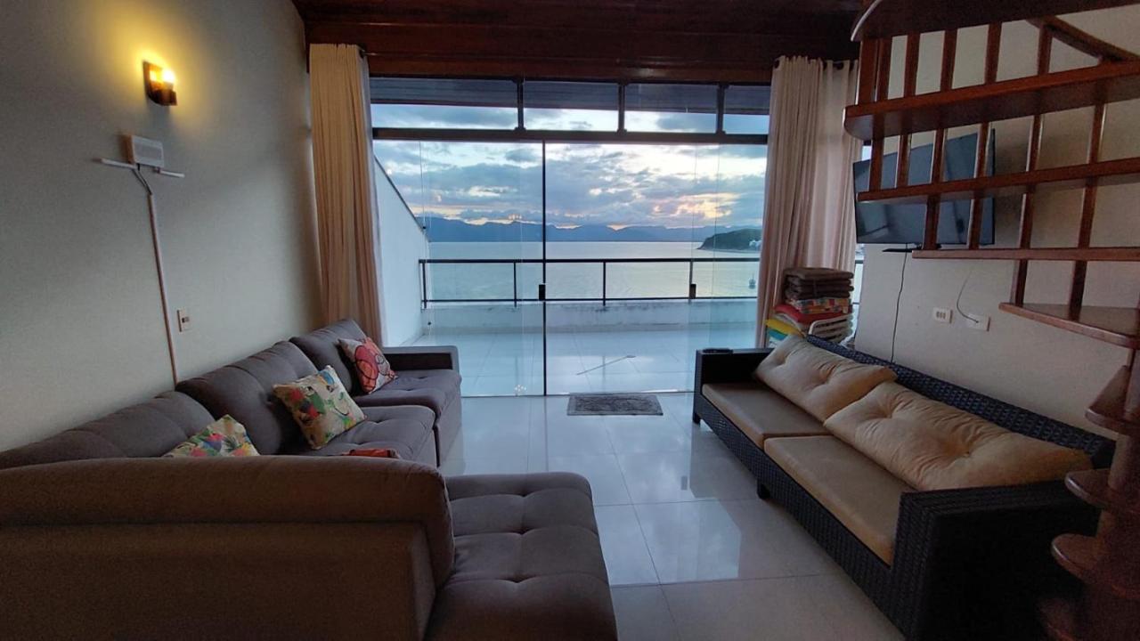 Апартаменти Linda Cobertura Duplex, Pe Na Areia,Vista Linda. Карагуататуба Екстер'єр фото