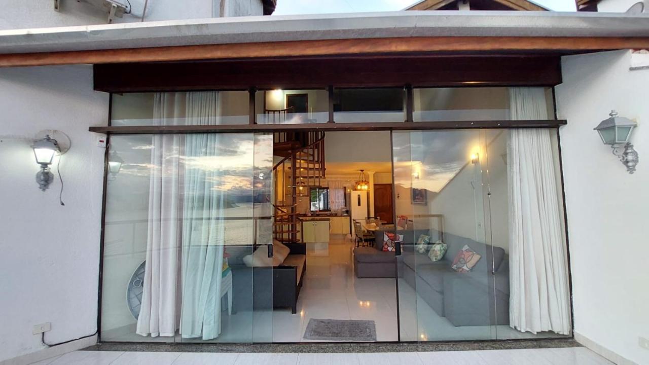 Апартаменти Linda Cobertura Duplex, Pe Na Areia,Vista Linda. Карагуататуба Екстер'єр фото