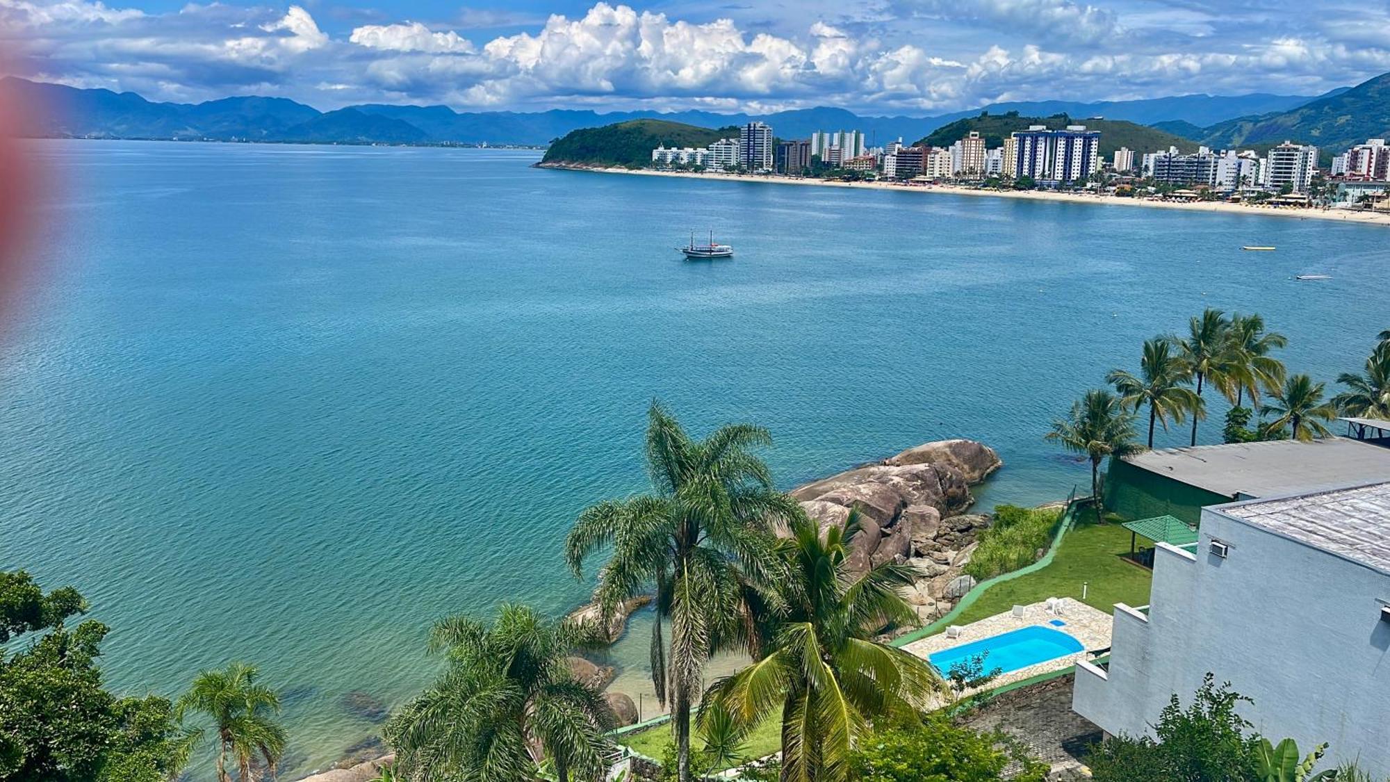 Апартаменти Linda Cobertura Duplex, Pe Na Areia,Vista Linda. Карагуататуба Екстер'єр фото
